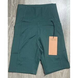 girlfriend collective Forest Green Bike Shorts